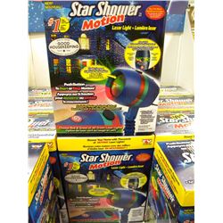 2 STAR SHOWER MOTION LIGHTS (SEIZED FREIGHT)