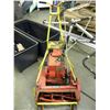 Image 1 : VINTAGE YELLOW & RED GAS 17" LAWN MOWER