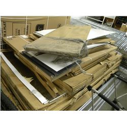 LARGE PALLET OF WHITEBOARDS/BACKBOARDS/ETC