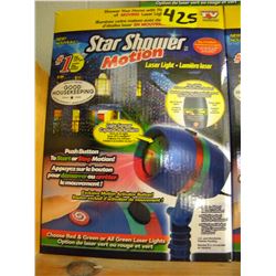 NEW STAR SHOWER MOTION LASER LIGHTS (SEIZED FREIGHT)