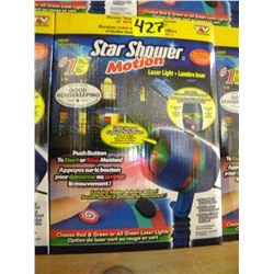NEW STAR SHOWER MOTION LASER LIGHTS (SEIZED FREIGHT)