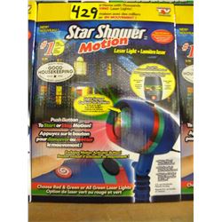 NEW STAR SHOWER MOTION LASER LIGHTS (SEIZED FREIGHT)