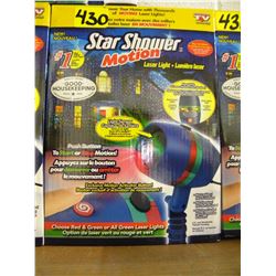 NEW STAR SHOWER MOTION LASER LIGHTS (SEIZED FREIGHT)