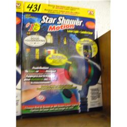 NEW STAR SHOWER MOTION LASER LIGHT (SEIZED FREIGHT)