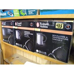 3 RUSSEL HOBBS KETTLES