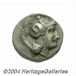 Lucania, Thourioi. Ca. 350-300 B.C. AR nomos