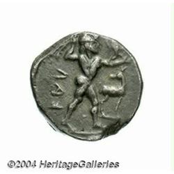 Bruttium, Kaulonia. Ca. 475-?425 B.C. AR