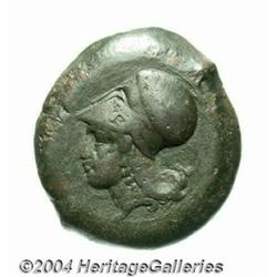 Sicily, Syracuse. After 395 B.C. AE drachm (28