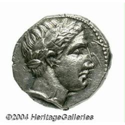 Paeonian Kingdom. Lykkeios. 356-335 B.C. AR