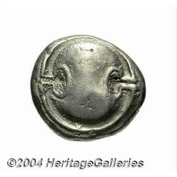 Boeotia, Thebes. Ca. 395/90-338 B.C. AR stater