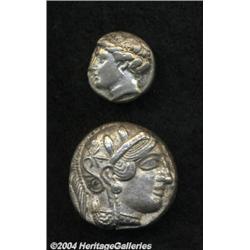 Attica, Athens. Ca. 449-393 B.C. AR