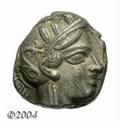 Attica, Athens. Ca. 449-393 B.C. AR