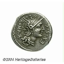 M. Sergius Silus. 116-115 B.C. AR denarius (18