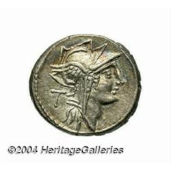D. Silanus L. f. 91 B.C. AR denarius (19 mm,