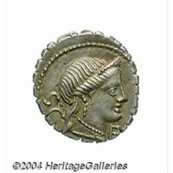 C. Naevius Balbus. 79 B.C. AR denarius (17 mm,