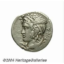 L. Cossutius C. f. Sabula. 72 B.C. AR denarius