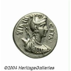 C. Hosidius C. f. Geta. 64 B.C. AR denarius
