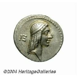 C. Piso L. f. Frugi. 61 B.C. AR denarius (18