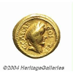 Julius Caesar. 46 B.C. AV aureus (20 mm, 8.10