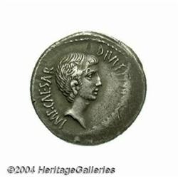 Octavian. 37 B.C. AR denarius (20 mm, 4.07 g).