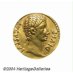 Augustus. 27 B.C.-A.D. 14. AV aureus (18 mm).