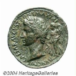 Augustus. 27 B.C.-A.D. 14. AE dupondius(?) (30