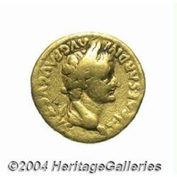 Tiberius. A.D. 14-37. AV aureus (19 mm, 7.49