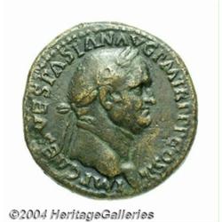 Vespasian. A.D. 69-79. AE sestertius (32 mm,
