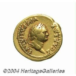 Titus, as Caesar. A.D. 69-79. AV aureus (20