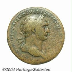 Trajan. A.D. 98-117. AE sestertius (33 mm,