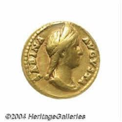 Sabina, wife of Hadrian. AV aureus (18 mm).