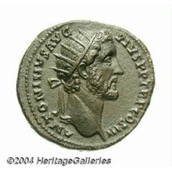 Antoninus Pius. A.D. 138-161. AE dupondius (27