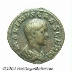 Maximus, Caesar. A.D. 235-238. AE sestertius