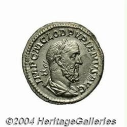 Pupienus. A.D. 238. AR denarius (19 mm, 3.32