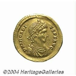 Arcadius. A.D. 383-408. AV solidus (21 mm,