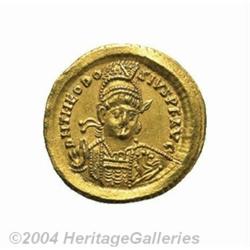Theodosius II. A.D. 408-450. AV solidus (21