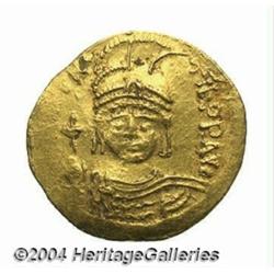 Maurice Tiberius. A.D. 582-602. AV solidus (22
