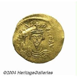 Phocas. A.D. 602-610. AV solidus (22 mm, 4.45