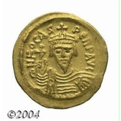 Phocas. A.D. 602-610. AV solidus (22 mm, 4.40
