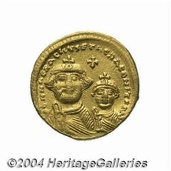 Heraclius. A.D. 610-641. AV solidus (19 mm,