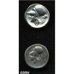 Lot of two Corinthian type staters. Includes:
