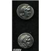 Image 1 : Lot of two plinthophoric period AR drachms,