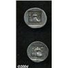 Image 2 : Lot of two plinthophoric period AR drachms,