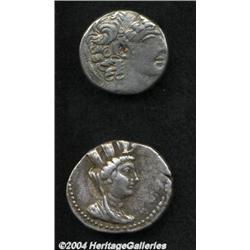 Lot of two tetradrachms. Includes: Phoenicia.