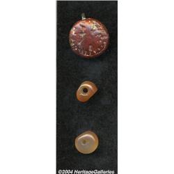 Lot of three seals. Includes: Hittite period.