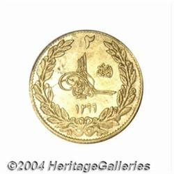 Amanullah gold 2 Amani SH1299 (1920), KM888,