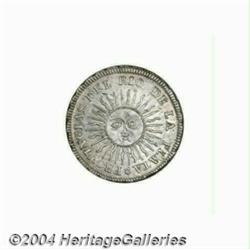 Rio de la Plata. Real 1813-J, KM2, XF-AU,