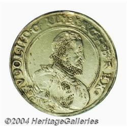 Rudolph II 1/2 Taler 1580, Joachimstal, crude