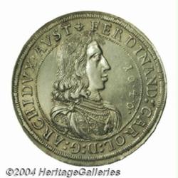 Archduke Ferdinand Charles Taler 1646 Hall,