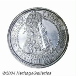 Leopold I Double Taler ND Hall, KM657,